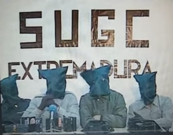 Rueda de prensa del SUGC en Extremadura (Foto cedida)