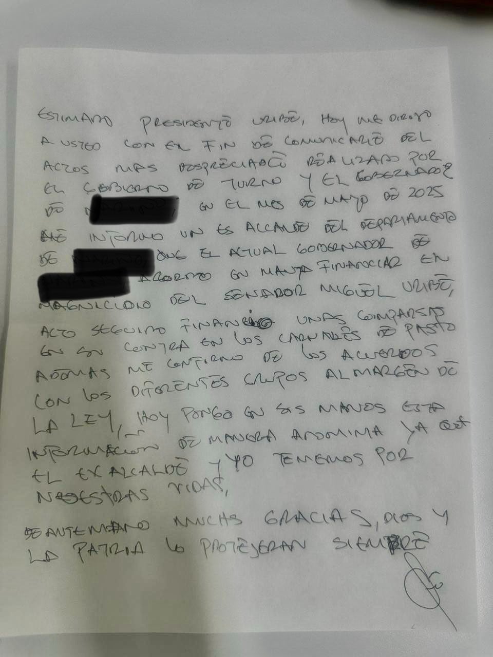 El exjefe de Estado tiene en su poder información clave sobre el magnicidio contra el excandidato presidencial - crédito @MariaFdaCabal/X