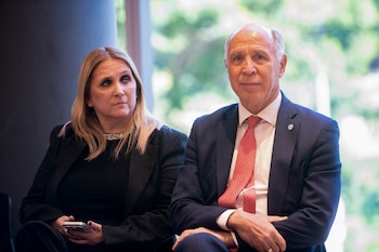 María Bourdin y Ricardo Lorenzetti