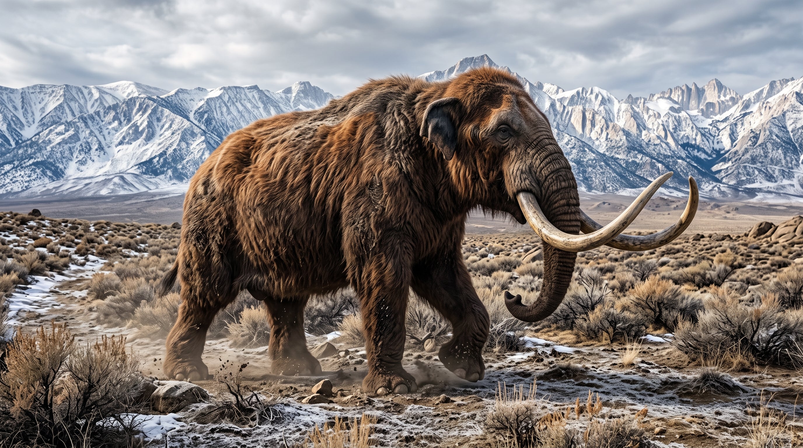 Una geomorfóloga localizó por azar una pieza que creyó una roca y que los paleontólogos identificaron como un diente adulto de Mammut pacificu (Imagen ilustrativa Infobae)