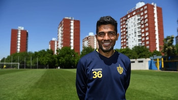 Erviti, en el club de