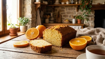 Receta de budín de naranja con aceite, rápida y fácil