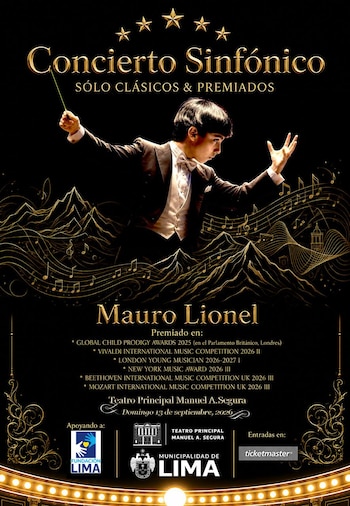 Mauro Lionel presentará el concierto sinfónico Sólo Clásicos & Premiados el 13 de septiembre en el Teatro Segura.