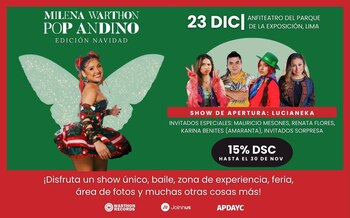 Milena Warthon alista concierto navideño