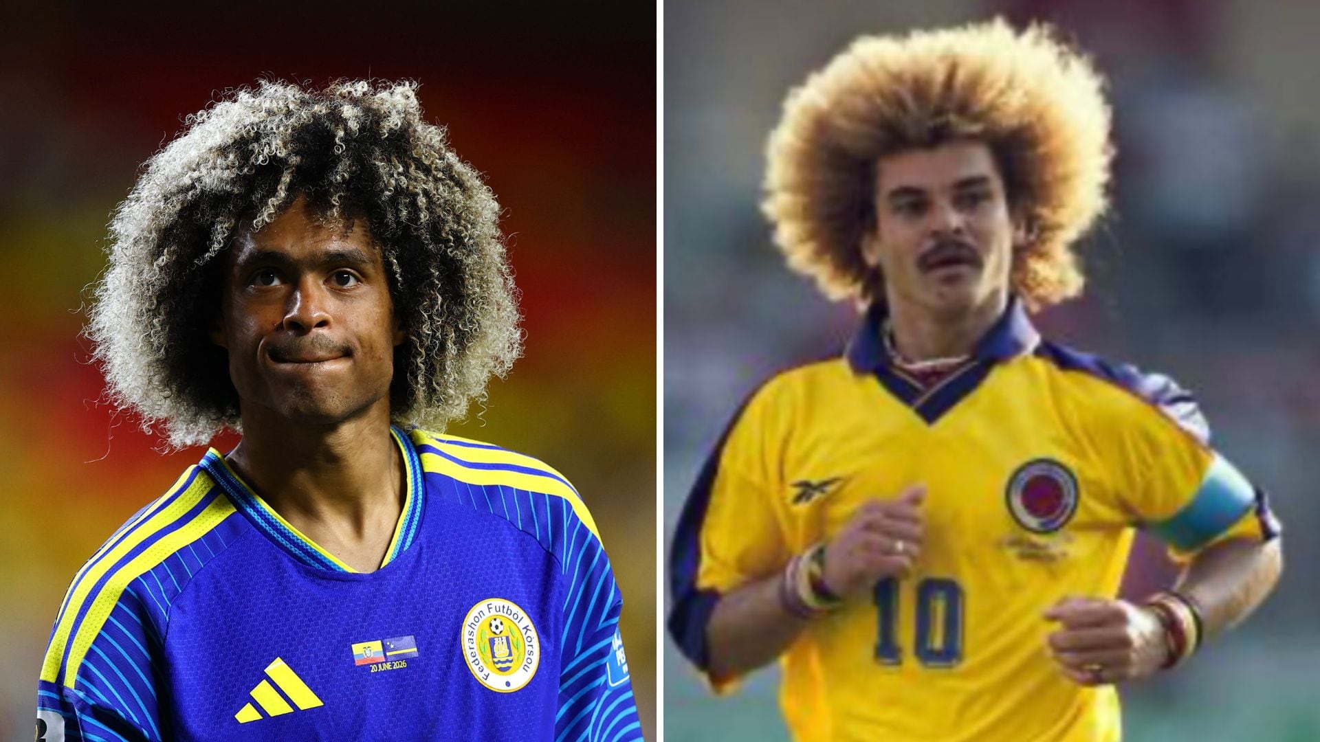 El jugador caribeño manifestó su admiración por la legendaria figura del fútbol colombiano - crédito Issei Kato - Reuters/Captura de Pantalla @pibevalderrama IG