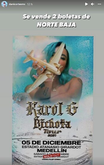 Tomada de Instagram @danicortesms