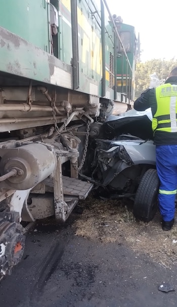 choque tren Alcaldía GAM CDMX