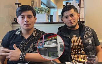 Los hermanos Héctor y Leider