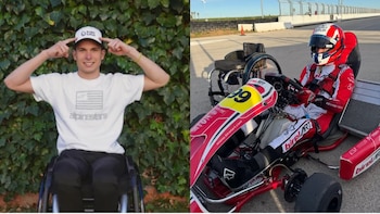 Quedó en silla de ruedas tras un grave accidente en moto y ahora sueña con competir en el Rally Dakar