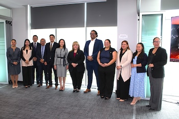 Camarasal e Invest in El Salvador presentaron ante representantes diplomáticos las oportunidades de conexión, exportación e inversión de El Salvador TradeExpo 2026. (Retomado de: Leticia Escobar)