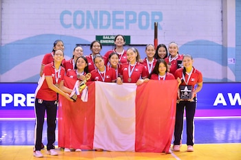 Perú cumplió una destacada participación en la Copa Panamericana de Vóley Sub 17 y se quedó con el bronce