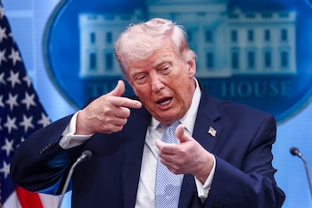 El presidente de EE.UU., Donald Trump. EFE/EPA/JIM LO SCALZO