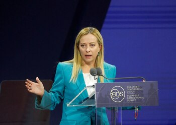 Giorgia Meloni la dirigente política