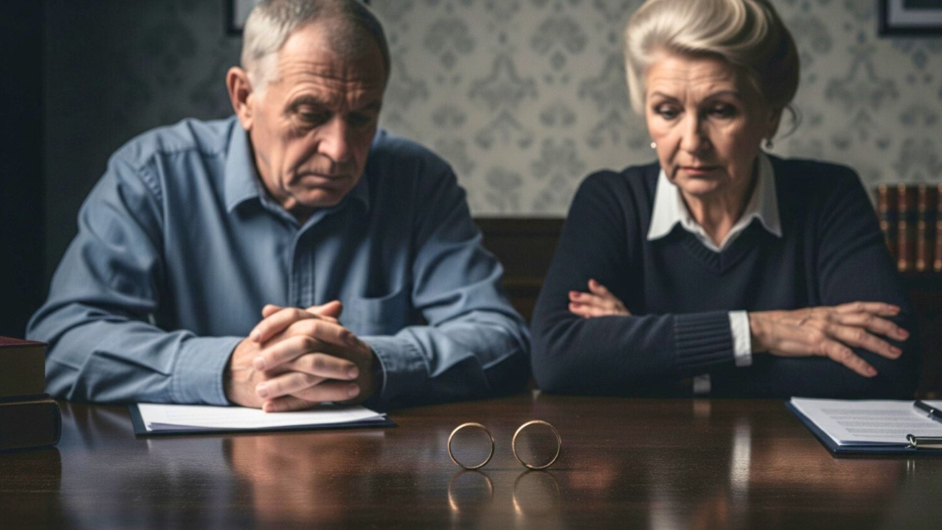 El incremento del divorcio gris en mayores de 50 años en Estados Unidos muestra cómo muchas separaciones formales inician como divorcios silenciosos (Imagen ilustrativa Infobae)