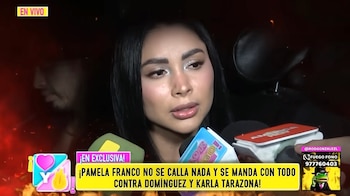 Pamela Franco habla sobre conflicto familiar de Christian Cueva: “No aprobaría quitarle sus hijos”. Captura: Amor y Fuego.