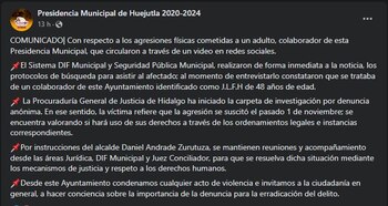 Golpean a adulto mayor en Huejutla