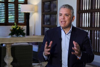 El presidente de Colombia Iván