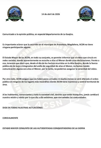 La organización armada ACSN negó su responsabilidad en los anuncios, pero el daño en la percepción pública ya estaba hecho - crédito X