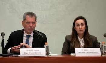 El secretario de Hacienda Édgar Amador ofreció una conferencia de prensa para revelar estas cifras.
Crédito: Hacienda