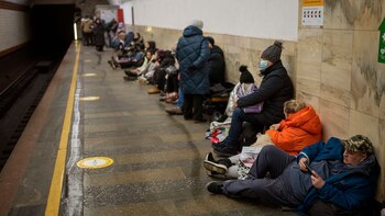 Ciudadanos en Kiev han acudido