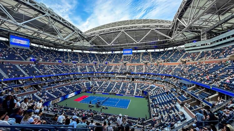 El Arthur Ashe Stadium, escenario principal del US Open