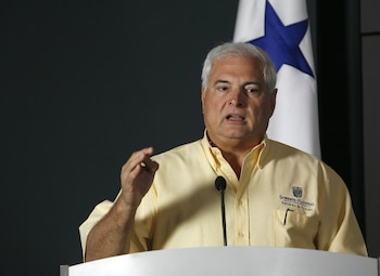 El ex presidente de Panamá,