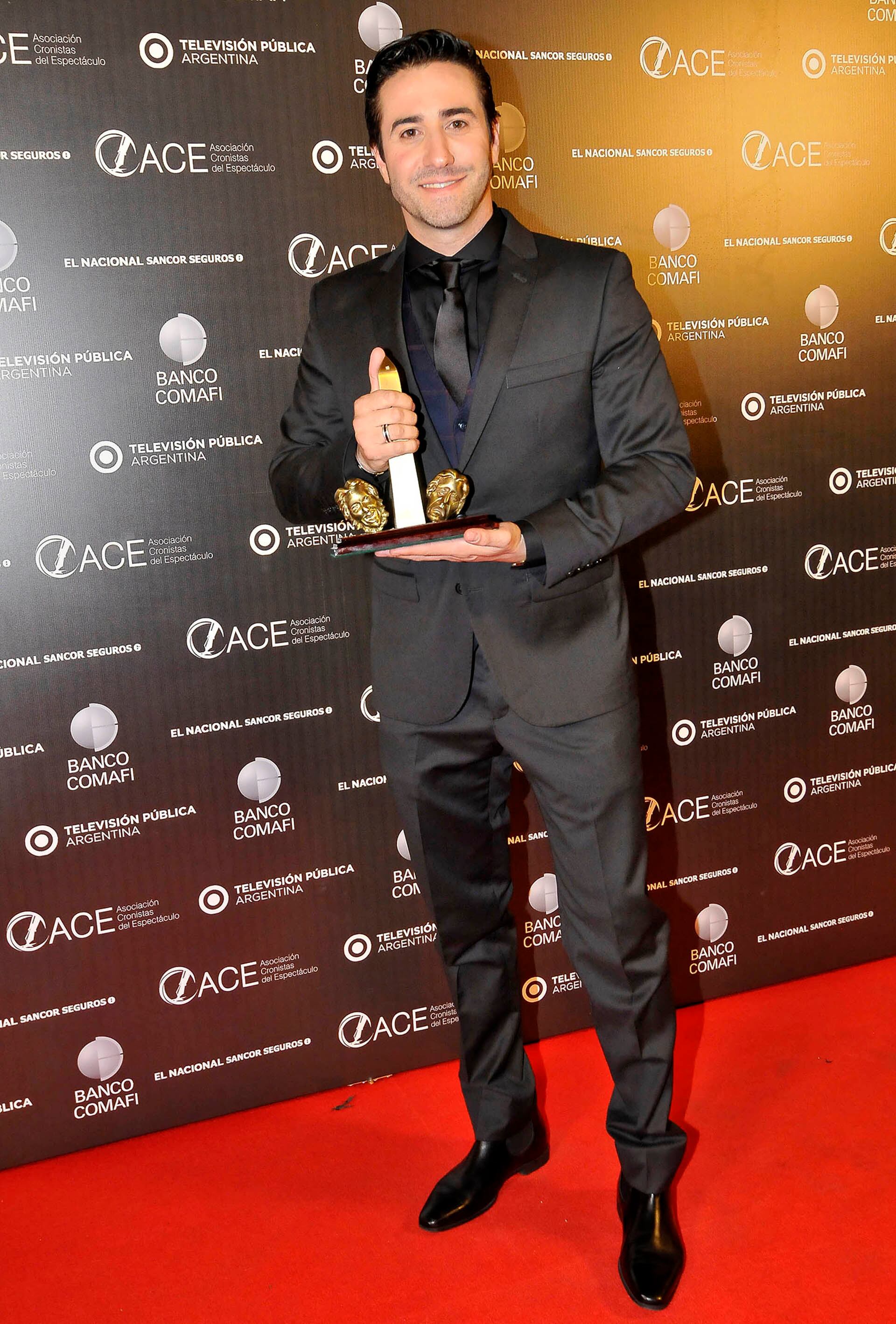 Mariano Chiesa, ganador en actuación masculina en musical por su trabajo en