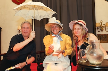 Juana Libedinsky con Guillermo Martínez