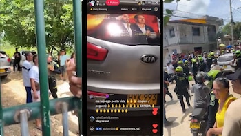 Comunidad de Nelson Mandela en Cartagena vandalizó vehículo que presuntamente transportaba tarjetones marcados
