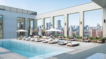 Forte Living cuenta con gimnasio completo, coworking, terrazas, área para mascotas y electrodomésticos eficientes en todos los apartamentos (NYC Housing Connect)