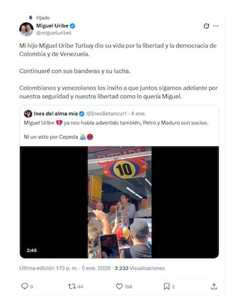 Con este mensaje, el exprecandidato