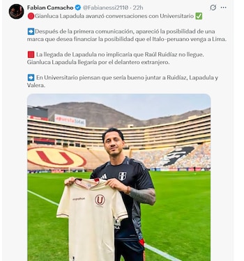 Detalles del fichaje de Gianluca Lapadula a Universitario