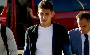 Fotografía de archivo del futbolista