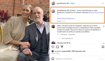Geraldine Zivic recordó a Amuchastegui
