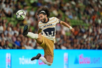 Esteban Solari y la directiva de Pumas proyectan a Huerta como pieza central del ataque tras la baja de Sebastián Córdova. (Foto: Daniel Dunn-USA TODAY Sports)