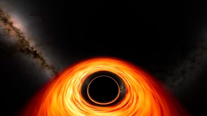 Por primera vez, una simulación en video de la NASA mostró cómo es entrar en un agujero negro