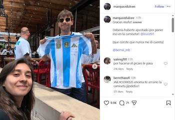 El inesperado gesto de Louis Tomlinson en la previa a la victoria de Argentina sobre Inglaterra