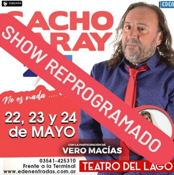 Cacho Garay tuvo que reprogramar