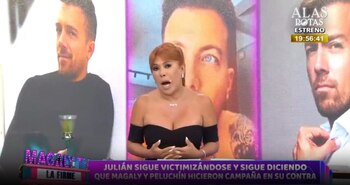 Magaly Medina destruye a Julián Zucchi y dice que se victimiza. (Captura: Magaly TV La Firme)