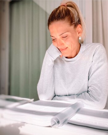 Macarena Rinaldi comenzó a estudiar