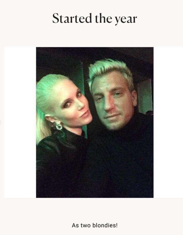 Daniela Christiansson compartió las primeras fotos de su relación con Maxi López en 2016 (Instagram)