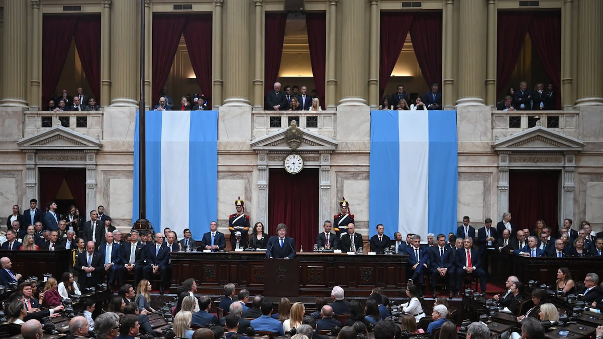 Apertura sesiones ordinarias Congreso - Javier Milei - Recinto