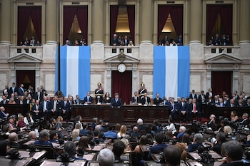 Apertura sesiones ordinarias Congreso - Javier Milei - Recinto