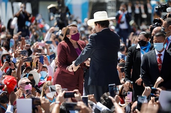 Xiomara Castro (REUTERS/Jose Cabezas)