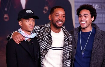 Will Smith con sus hijos