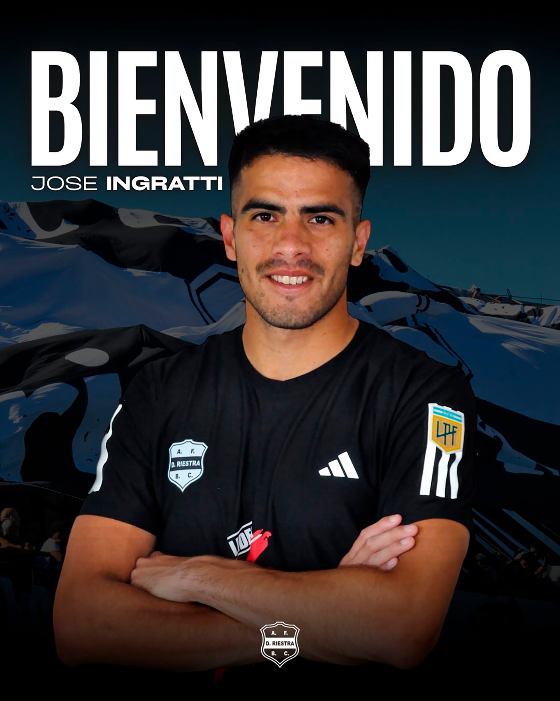 El delantero José Ingratti firmó en Deportivo Riestra a préstamo por un año y con opción de compra proveniente de Mitre de Santiago del Estero tras su paso UAI Urquiza.