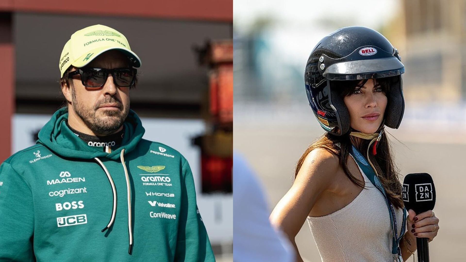 Fernando Alonso y Melissa Jiménez. (INFOBAE).
