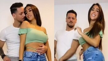 Melissa Paredes y Anthony Aranda