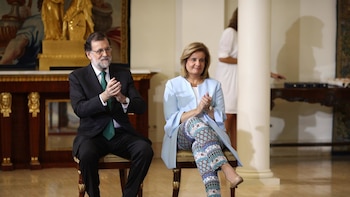 La despedida de Mariano Rajoy a Fátima Báñez, ministra de Trabajo en su Gobierno: “Nunca fue partidaria del enfrentamiento, tampoco de la bronca”