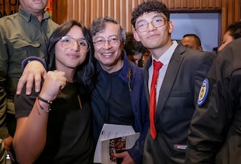 El joven bogotano compartió esta